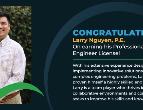 Congratulations to Larry Nguyen!