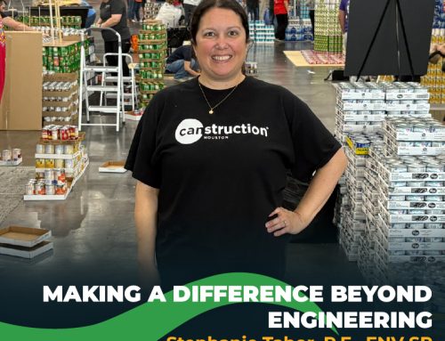 Stephanie Tabor Paying It Forward at CANstructure!